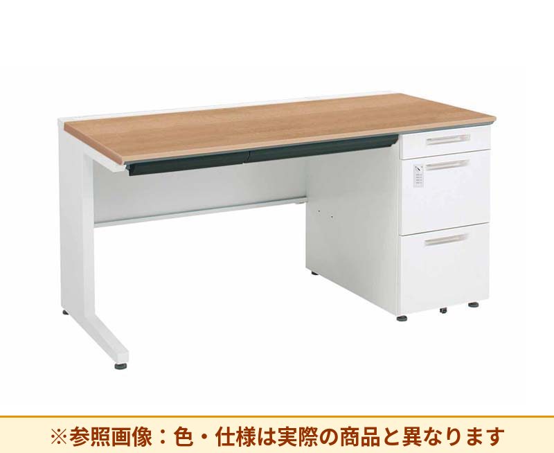 コクヨ ｉSデスクシステム 片袖机 右袖段数：3段 右袖仕様：A4ロング SD-ISN1475LDCAS