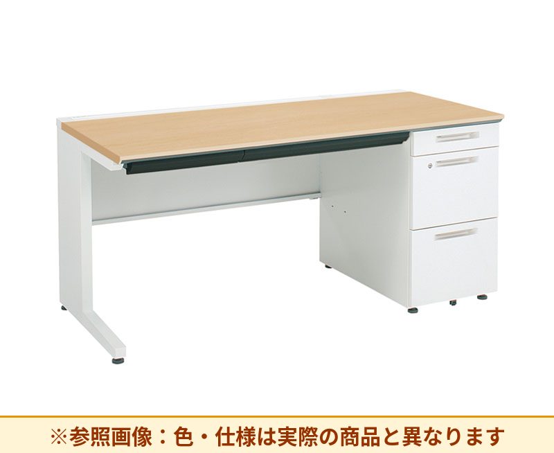 コクヨ ｉSデスクシステム 片袖机 右袖段数：3段 右袖仕様：A4ロング SD-ISN1575LCAS