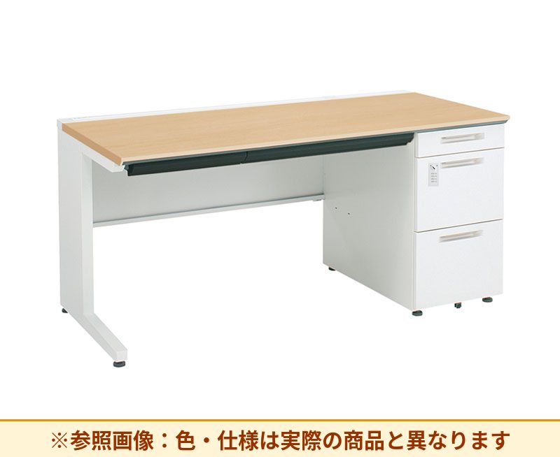 コクヨ ｉSデスクシステム 片袖机 右袖段数：3段 右袖仕様：A4ロング SD-ISN1575LDCAS