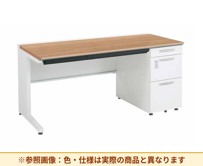 コクヨ ｉSデスクシステム 片袖机 右袖段数：3段 右袖仕様：B4ロング SD-ISN1575LDCBS