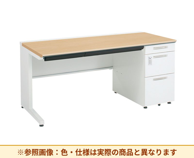 コクヨ ｉSデスクシステム 片袖机 右袖段数：3段 右袖仕様：B4ロング SD-ISN1575LDCBS