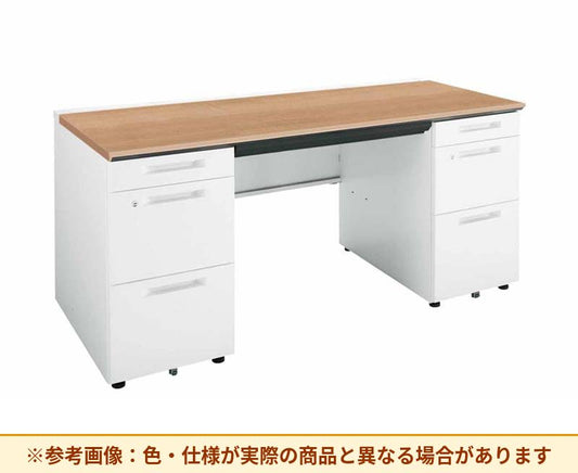 コクヨ ｉSデスクシステム 両袖机 左袖段数：3段 右袖段数：3段 SD-ISN1675CABS