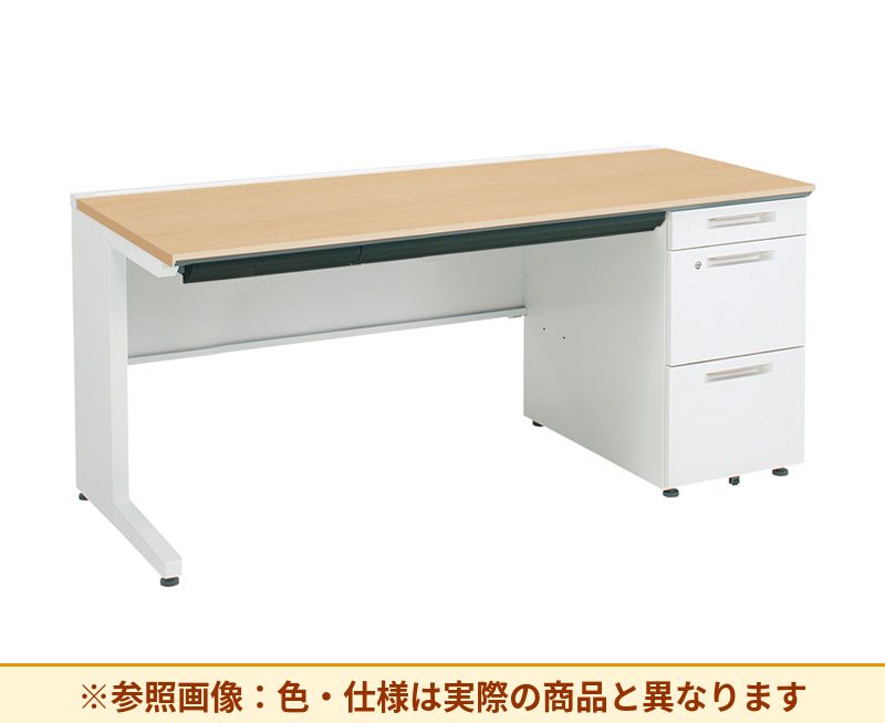 コクヨ ｉSデスクシステム 片袖机 右袖段数：3段 右袖仕様：A4ロング SD-ISN1675LCAS