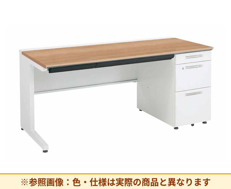 コクヨ ｉSデスクシステム 片袖机 右袖段数：3段 右袖仕様：B4ロング SD-ISN1675LCBS