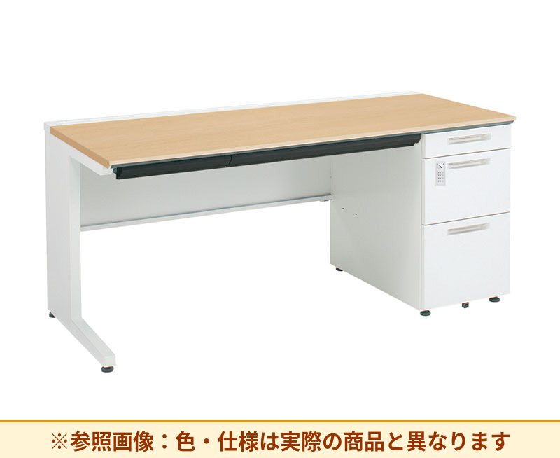 コクヨ ｉSデスクシステム 片袖机 右袖段数：3段 右袖仕様：B4ロング SD-ISN1675LDCBS