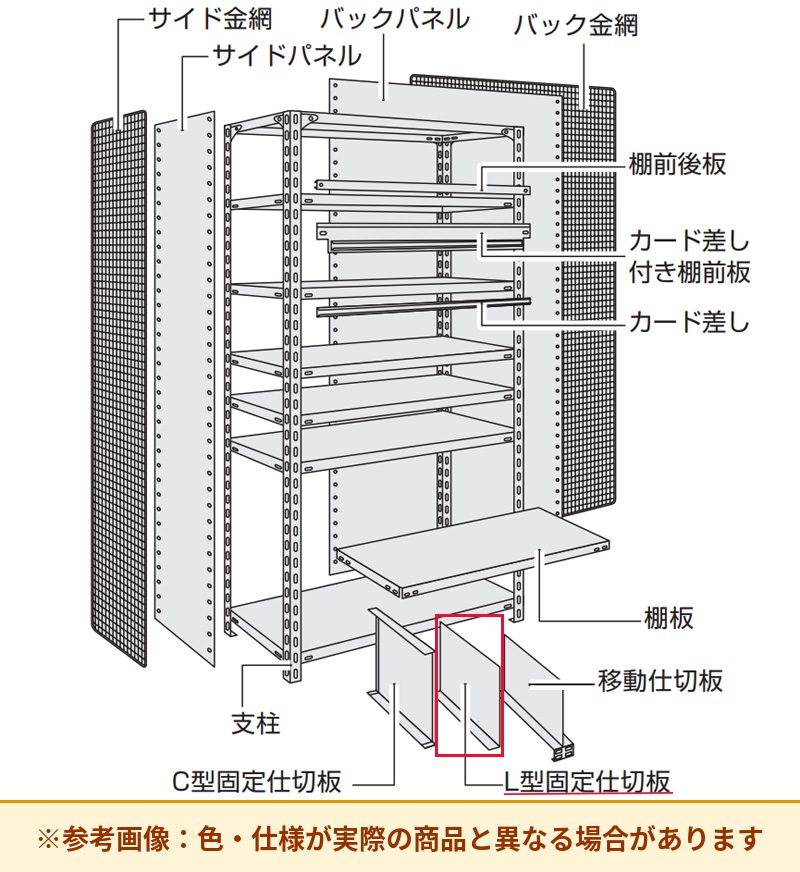 コクヨ 棚 シェルビング 仕切板 SED-305LF1