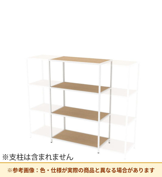 コクヨ 収納棚 ジューク ダブル棚3段 ポスト用 SJK-ACD3W-E