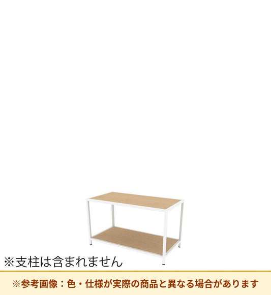 コクヨ 収納棚 ジューク ダブル棚1段 直線用 SJK-ASD1W-E