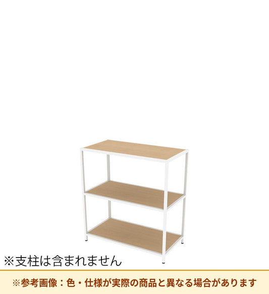 コクヨ 収納棚 ジューク ダブル棚2段 直線用 SJK-ASD2W-E