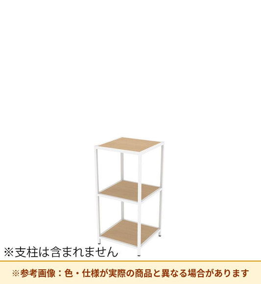 コクヨ 収納棚 ジューク シングル棚2段 直線用 SJK-ASS2W-E