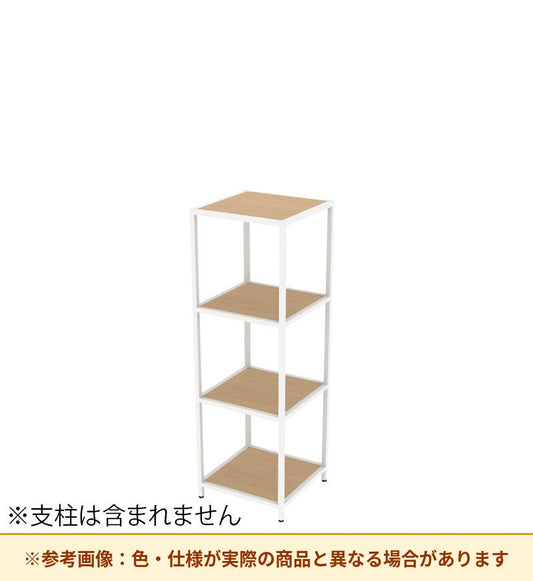コクヨ 収納棚 ジューク シングル棚3段 直線用 SJK-ASS3W-E