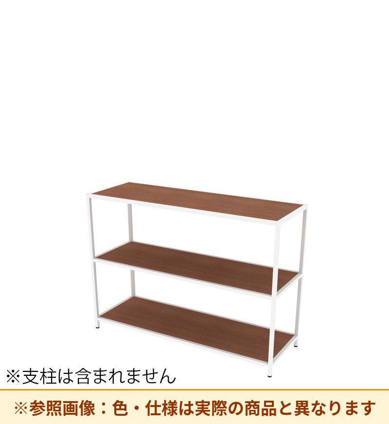 コクヨ 収納棚 ジューク トリプル棚2段 直線用 SJK-AST2W-E