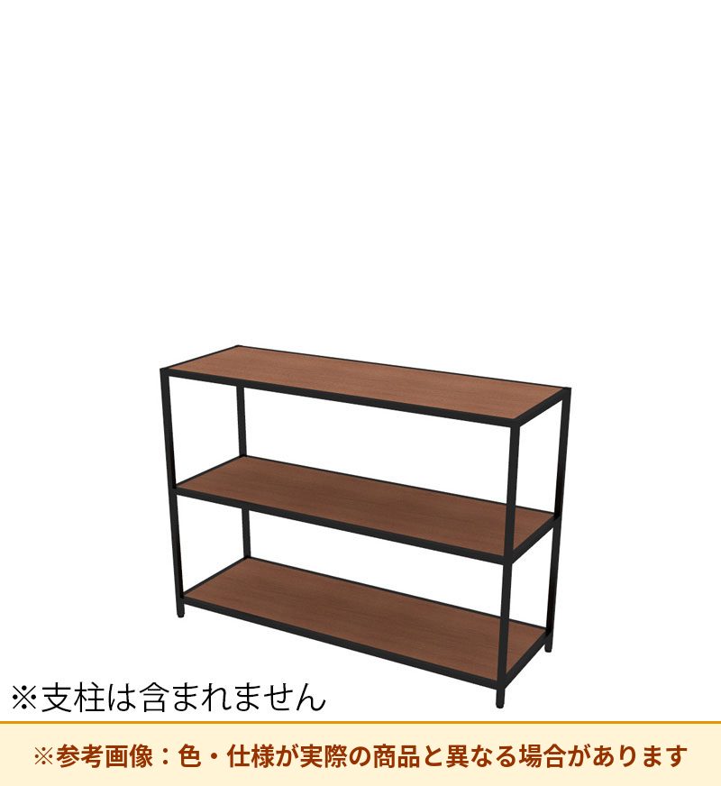 コクヨ 収納棚 ジューク トリプル棚2段 直線用 SJK-AST2W-E