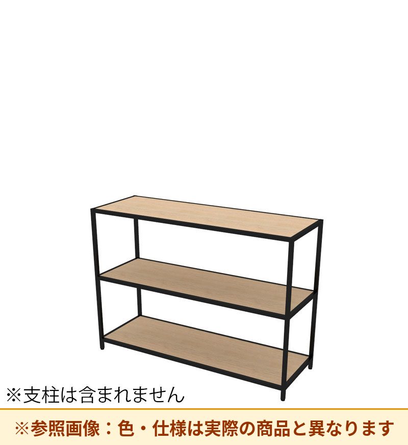 コクヨ 収納棚 ジューク トリプル棚2段 直線用 SJK-AST2W-E