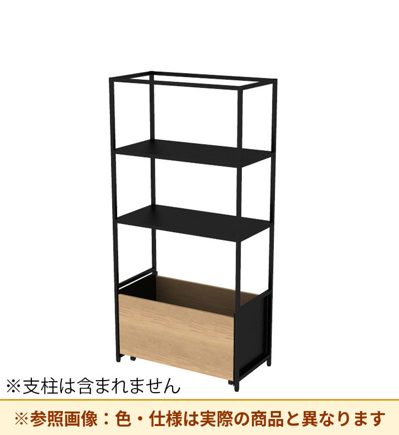 コクヨ 収納棚 ジューク WBストッカー4段 直線用 SJK-BSD4S-E