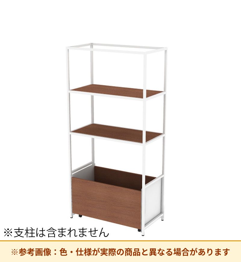 コクヨ 収納棚 ジューク WBストッカー4段 直線用 SJK-BSD4W-E