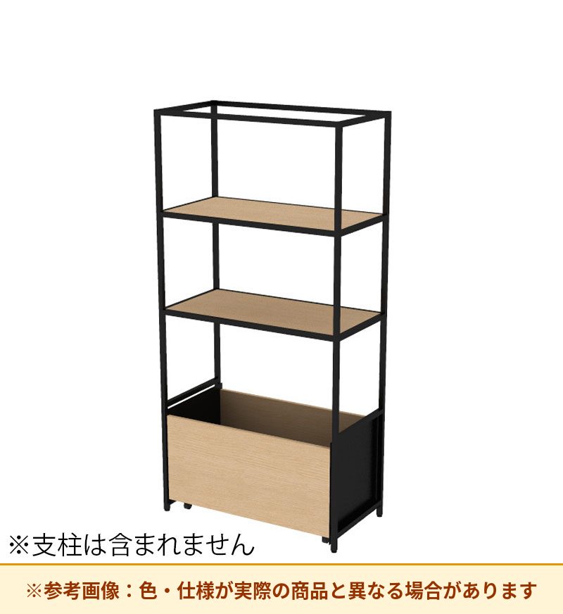 コクヨ 収納棚 ジューク WBストッカー4段 直線用 SJK-BSD4W-E