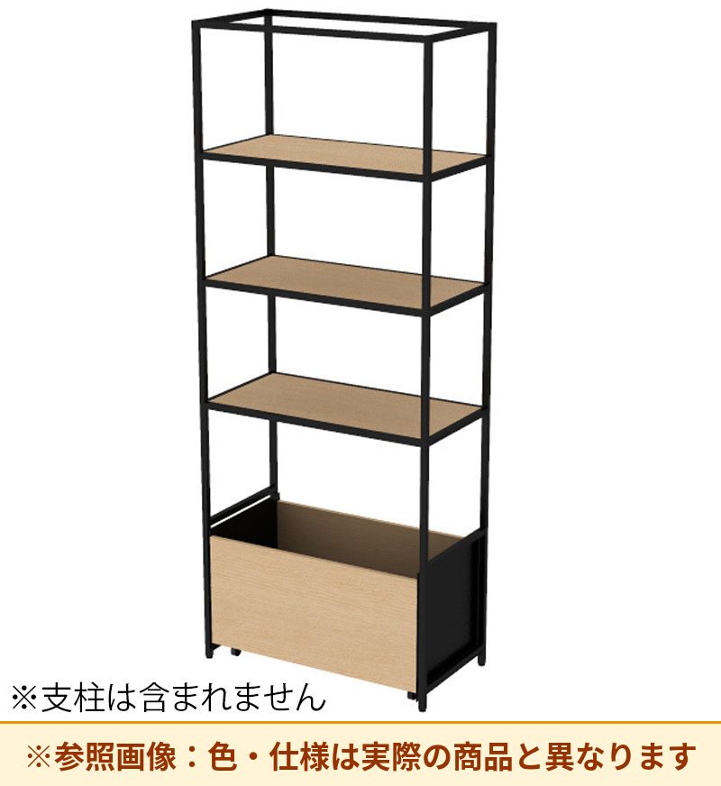 コクヨ 収納棚 ジューク WBストッカー5段 直線用 SJK-BSD5W-E