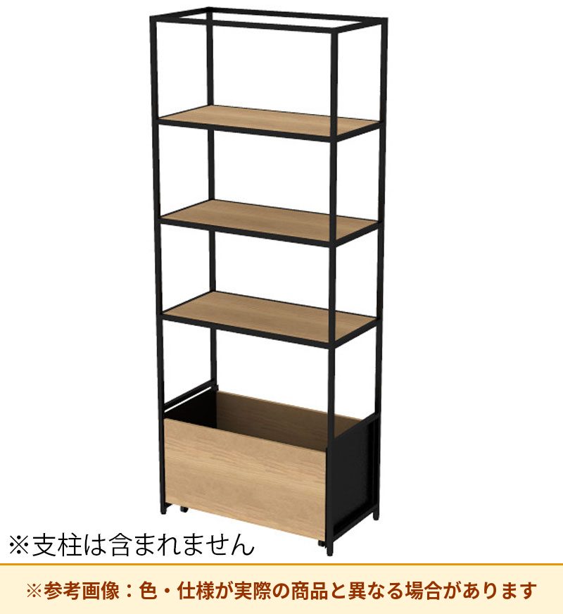 コクヨ 収納棚 ジューク WBストッカー5段 直線用 SJK-BSD5W-E
