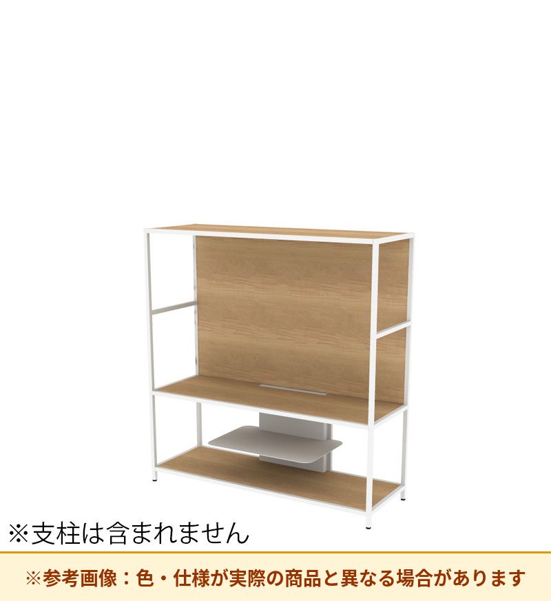 コクヨ 収納棚 ジューク ディスプレー3段 パネル SJK-DSP3W-E