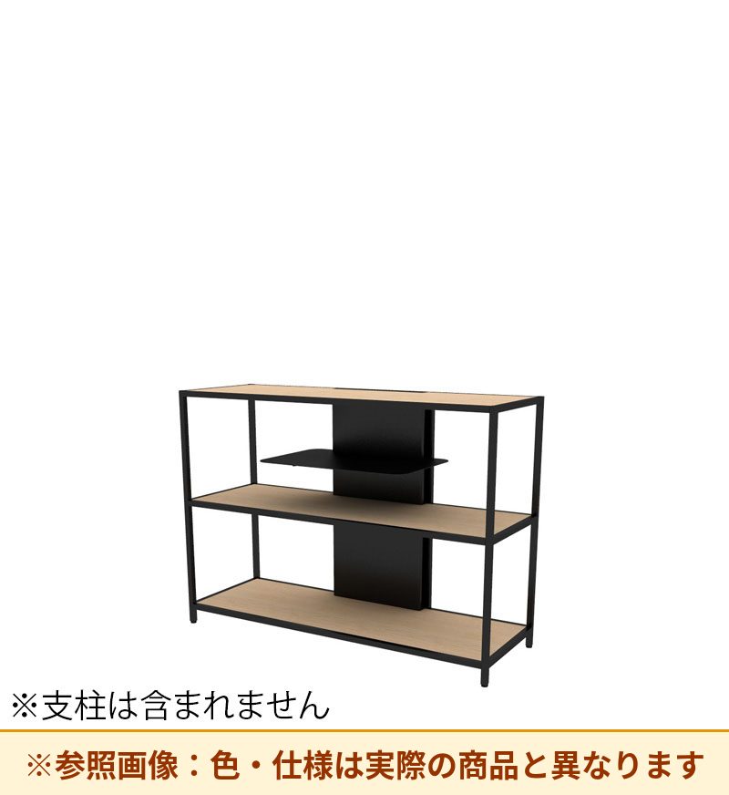 コクヨ 収納棚 ジューク ディスプレー2段 SJK-DSX2W-E