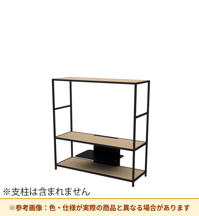 コクヨ 収納棚 ジューク ディスプレー3段 SJK-DSX3W-E
