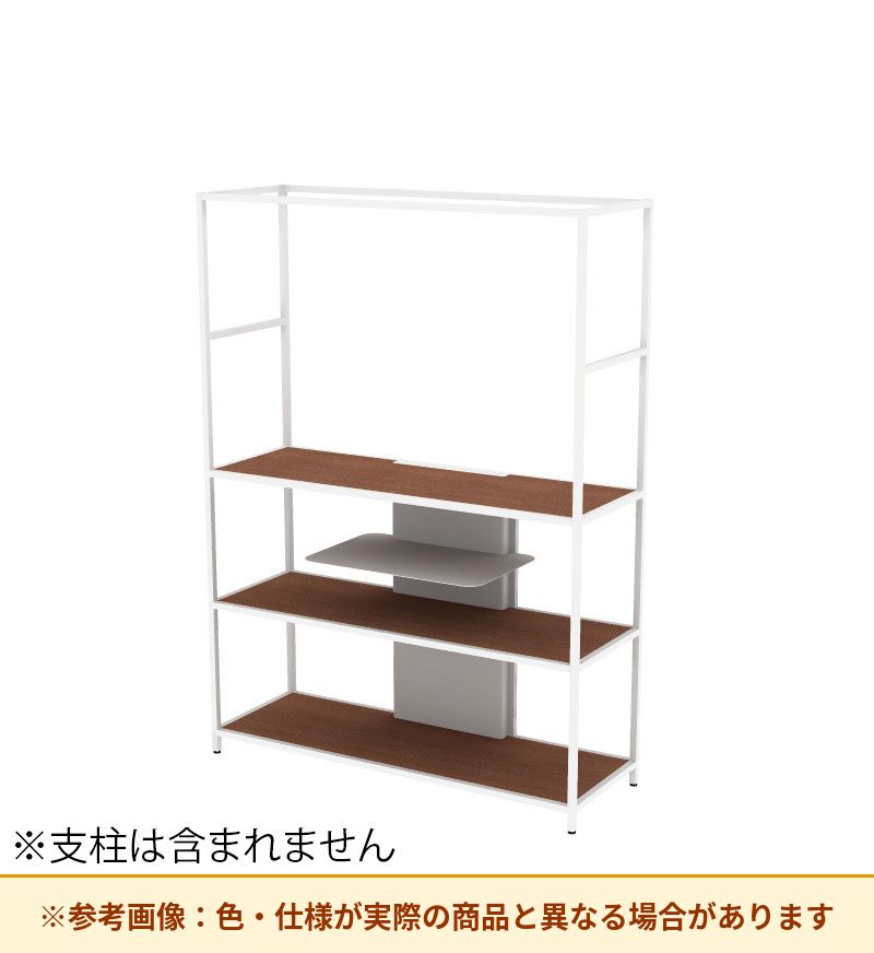 コクヨ 収納棚 ジューク ディスプレー4段 SJK-DSX4W-E