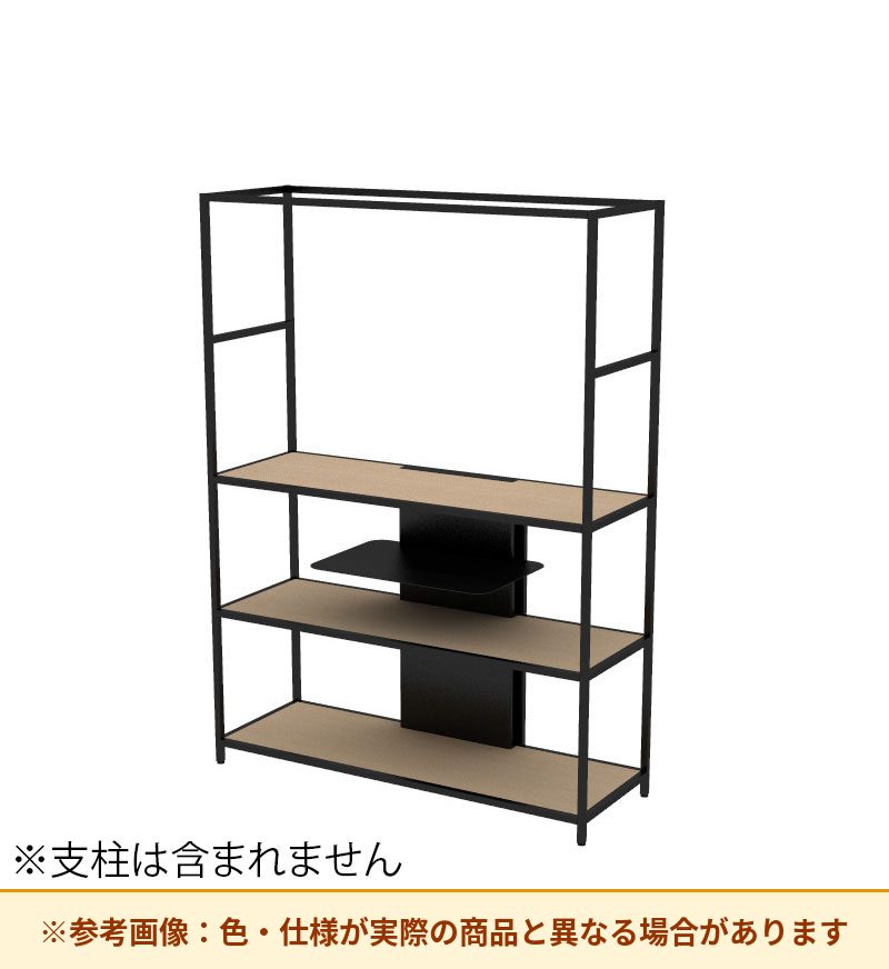 コクヨ 収納棚 ジューク ディスプレー4段 SJK-DSX4W-E