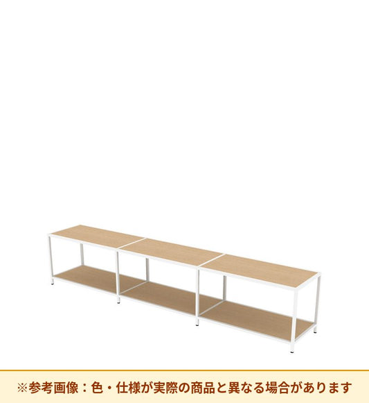 コクヨ 収納棚 ジューク ダブル1段3連 SJK-FD13W-E