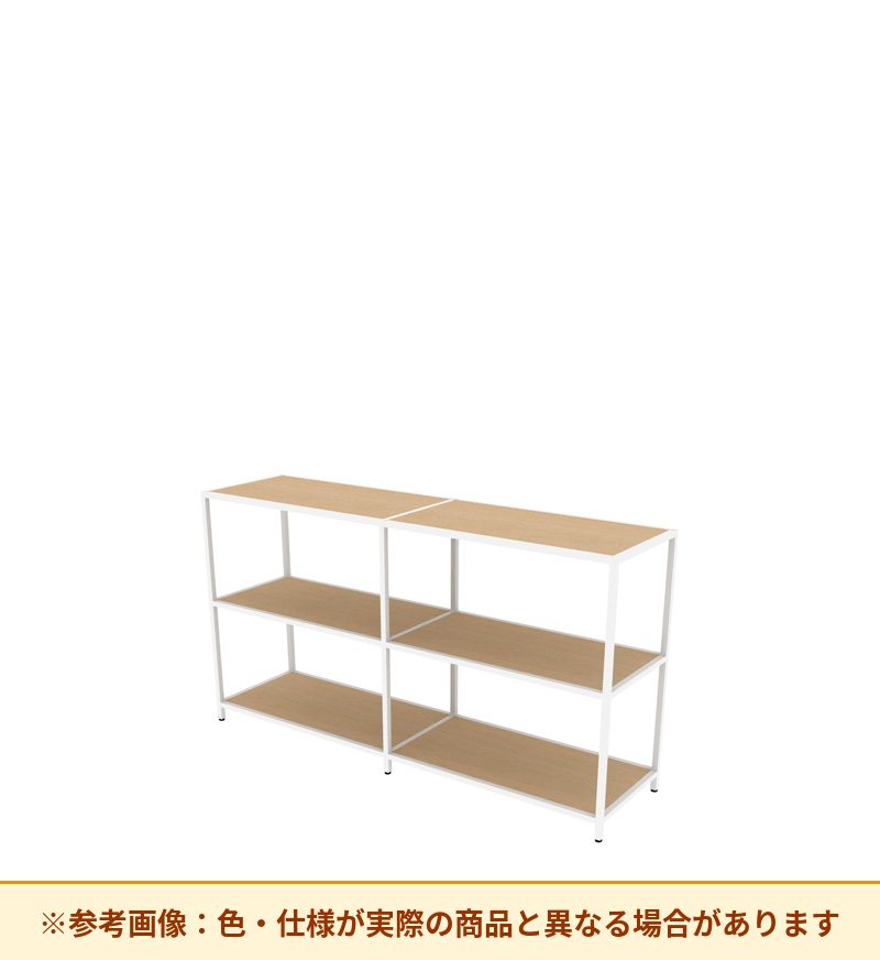 コクヨ 収納棚 ジューク ダブル2段2連 SJK-FD22W-E