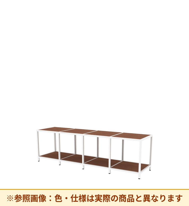 コクヨ 収納棚 ジューク シングル1段4連 SJK-FS14W-E