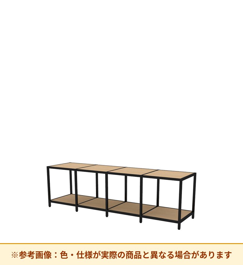 コクヨ 収納棚 ジューク シングル1段4連 SJK-FS14W-E