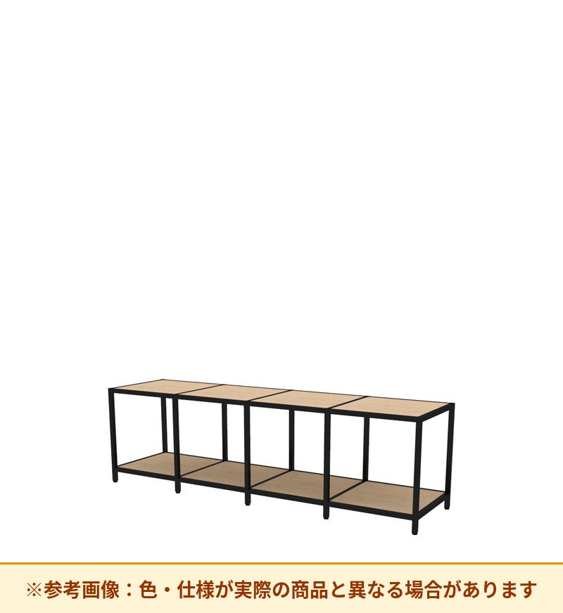 コクヨ 収納棚 ジューク シングル1段4連 SJK-FS14W-E