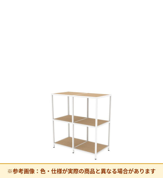 コクヨ 収納棚 ジューク シングル2段2連 SJK-FS22W-E