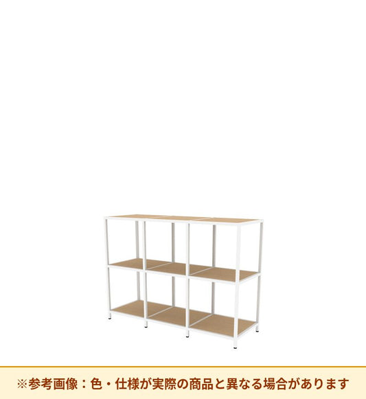 コクヨ 収納棚 ジューク シングル2段3連 SJK-FS23W-E