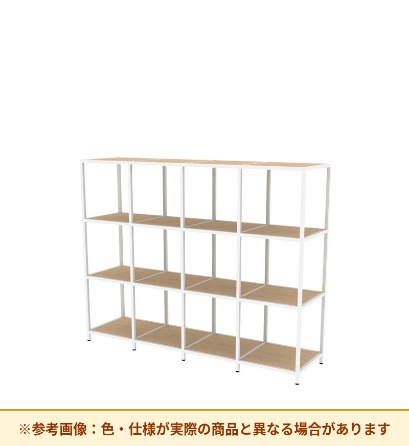 コクヨ 収納棚 ジューク シングル3段4連 SJK-FS34W-E