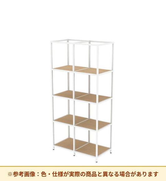 コクヨ 収納棚 ジューク シングル4段2連 SJK-FS42W-E