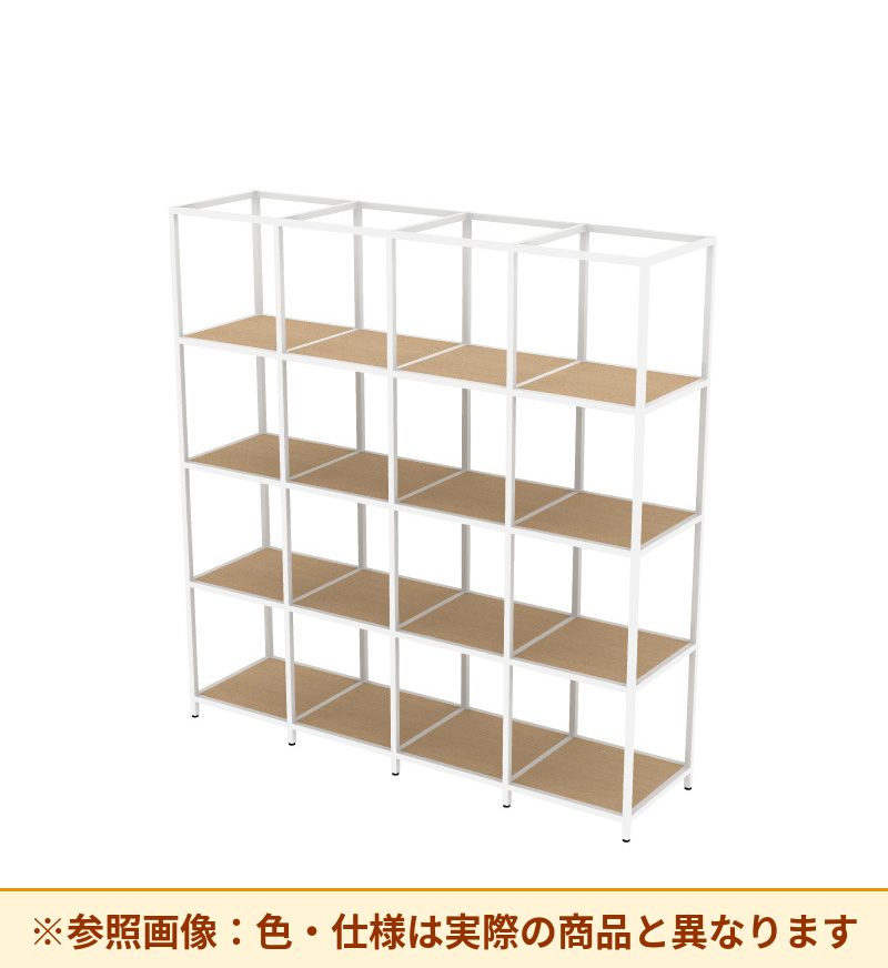 コクヨ 収納棚 ジューク シングル4段4連 SJK-FS44W-E