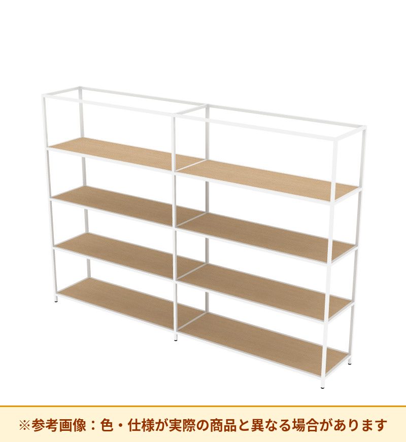 コクヨ 収納棚 ジューク トリプル4段2連 SJK-FT42W-E