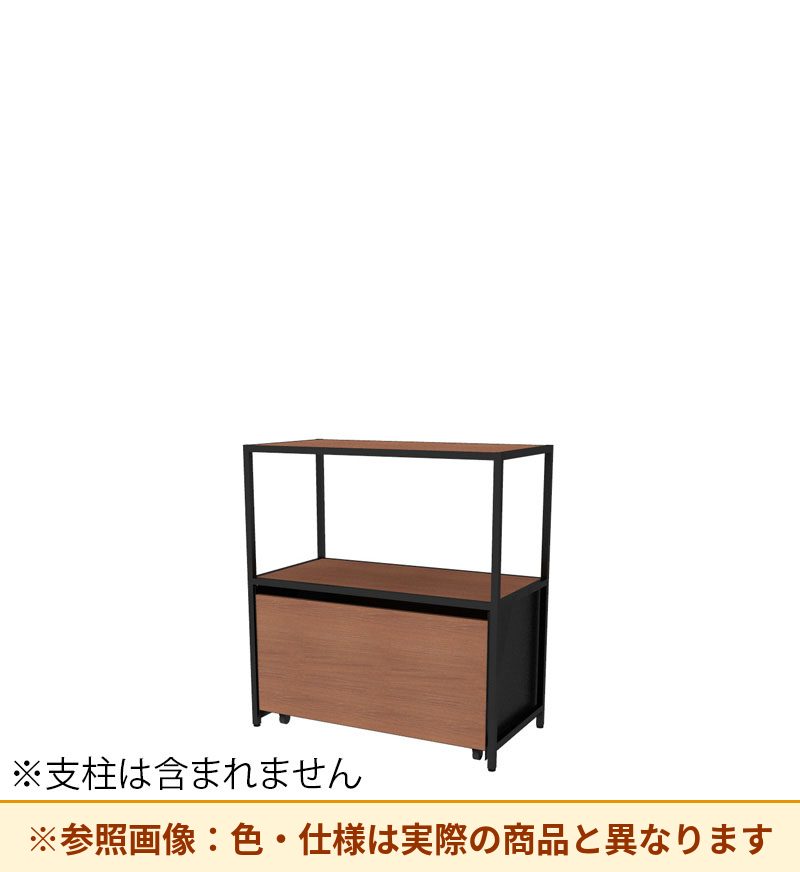 コクヨ 収納棚 ジューク ダブル引出2段 直線用 SJK-LSD2W-E