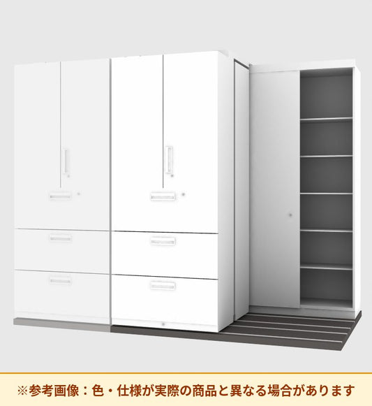 コクヨ 収納庫 エディア 3列セーバー 基本 両開き扉・ラテラル3段 SMU-3L3AS59SSAWN