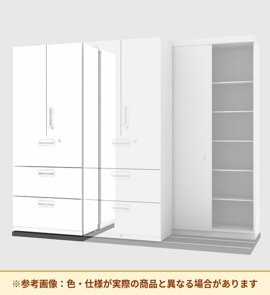 コクヨ 収納庫 エディア 2列セーバー 増連 両開き扉・ラテラル3段 SMU-CLL3AS59SAW