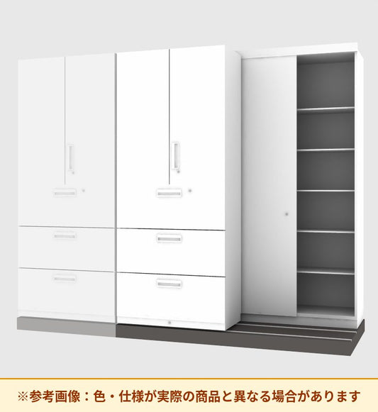 コクヨ 収納庫 エディア 2列セーバー 基本 両開き扉・ラテラル3段 SMU-FL3AS59SAW