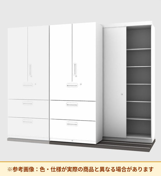 コクヨ 収納庫 エディア 2列セーバー 基本 両開き扉・ラテラル3段 SMU-LL3AS59SAW