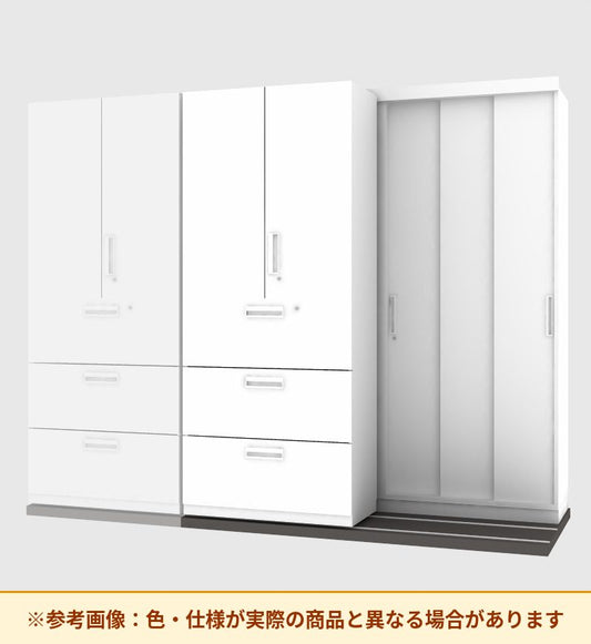 コクヨ 収納庫 エディア 2列セーバー 基本 両開き扉・ラテラル3段 SMU-L3AS59HSAWN