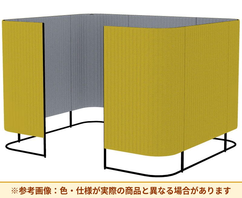 コクヨ インフレーム クロスタイプ 素材詳細：フレーム／スチール、焼付塗装 パネル／表面材：クロス、クッション材：ポリウレタンフォーム アジャスター／ナイロン(調整範囲15㎜) パネル仕様：ブース仕様 SN-TC413