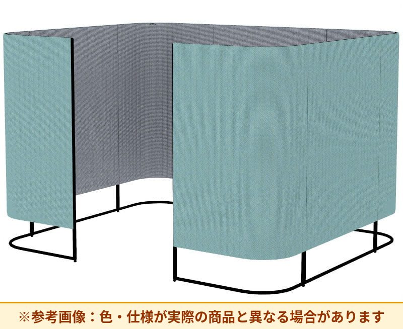 コクヨ インフレーム クロスタイプ 素材詳細：フレーム／スチール、焼付塗装 パネル／表面材：クロス、クッション材：ポリウレタンフォーム アジャスター／ナイロン(調整範囲15㎜) パネル仕様：ブース仕様 SN-TC413