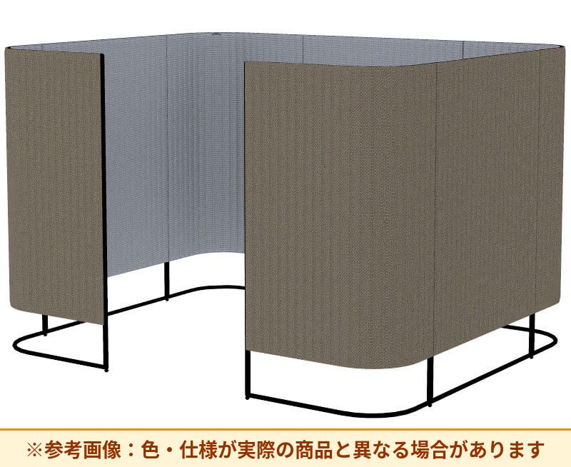 コクヨ インフレーム クロスタイプ 素材詳細：フレーム／スチール、焼付塗装 パネル／表面材：クロス、クッション材：ポリウレタンフォーム アジャスター／ナイロン(調整範囲15㎜) パネル仕様：ブース仕様 SN-TC413