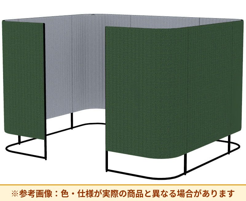 コクヨ インフレーム クロスタイプ 素材詳細：フレーム／スチール、焼付塗装 パネル／表面材：クロス、クッション材：ポリウレタンフォーム アジャスター／ナイロン(調整範囲15㎜) パネル仕様：ブース仕様 SN-TC413