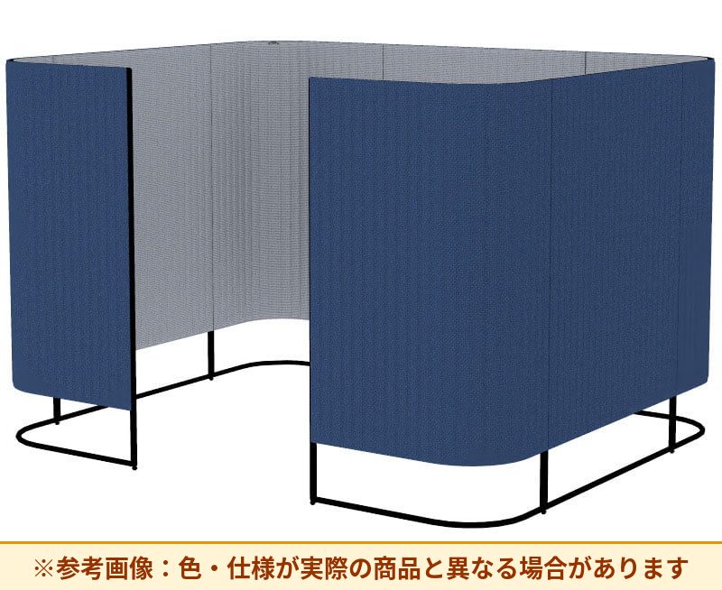 コクヨ インフレーム クロスタイプ 素材詳細：フレーム／スチール、焼付塗装 パネル／表面材：クロス、クッション材：ポリウレタンフォーム アジャスター／ナイロン(調整範囲15㎜) パネル仕様：ブース仕様 SN-TC413